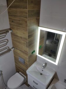 Ремонт ванной комнаты в квартире: 41 фото дизайна интерьера